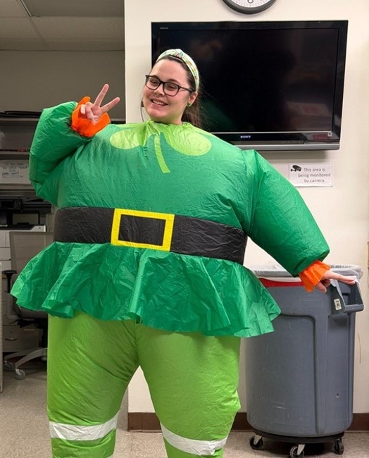 Dressing up for Halloween